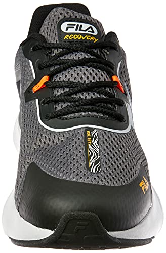 Tênis Recovery, FILA, Masculino, Preto/Grafite/Amarelo, 43