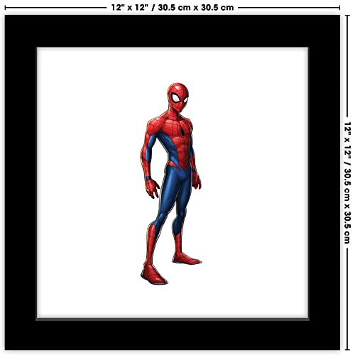 Poster Spider-Man Marvel Comics cadeau idéal anniversaire fan de super-héros encadré - 7