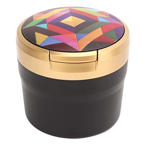 Cinzeiro para Carro, Difusor de Fumaça 3W LED Luz Azul ABS Suporte para Copo Cinzeiro para Escritóri