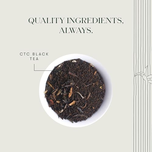 Image of Luxmi Estates Assam Gold Chai | 100 gm | Signature India Collection | Black Tea Collection | Strong CTC Black Tea | Antioxidants | Assam Valley | Cardamom, Saffron, Cinnamon, Natural Cardamom Extract