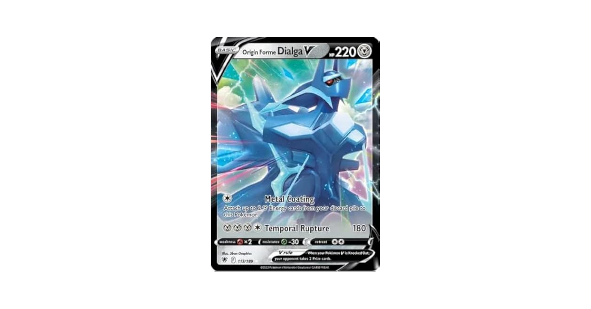 PSA9 オリジンディアルガV SR ORIGIN FORME DIALGA V PSA 9 Pokémon TCG Origin Forme Dialga V Black Star Promo