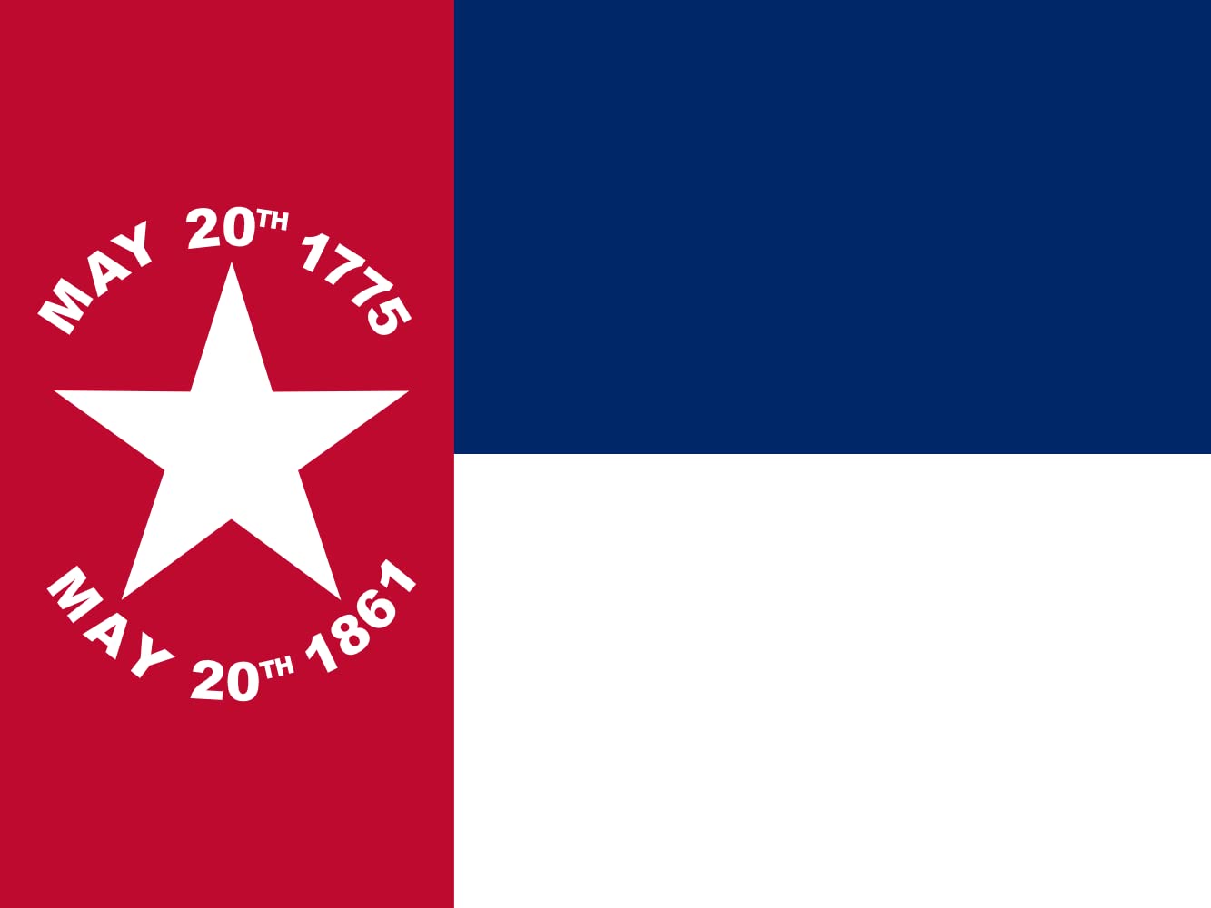 Drapeau North Carolina 1861 drapeau paysage 1.35m² grand pavillon historique pour mât