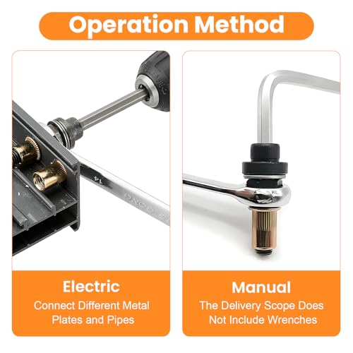 6 Stück Nietmutternzange Set für M3 M4 M5 M6 M8 M10, Nietmuttern Nieten Set, Einpressmuttern Nietmuttern Set Werkzeug für Gewindeeinsatzzangen, Handnietzangen, Nietmutter Werkzeug