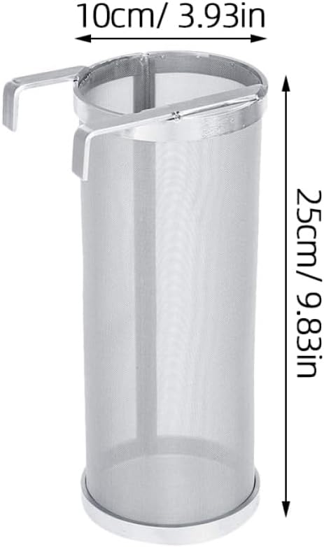 LIFKOME 1Pc Creative Stainless Steel Wine Filter Barrel Multi Function Brewing Tool for Home Winemaking Beer Compatible with Standard Sized Boil Pots