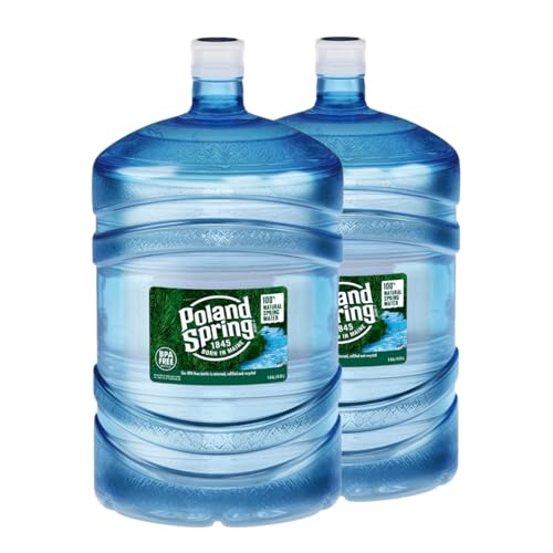 Poland Spring Natural Spring Water - Two Bottle Bundle (5-Gallons each bottle)