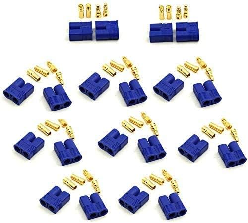10 Sets EC3 Connector 3.5mm Gold Bullet Banana Plug Female Male RC ESC LIPO Battery Electric Motor Airplane Quadcopter Parts DIY - Image 3