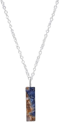 Raw Rough Pietersite Gemstone Pendant, Handmade Necklace, Healing Stone, Natural Chakra Crystal, 18 inch, Wedding, Anniversary Women Imitation Jewelry