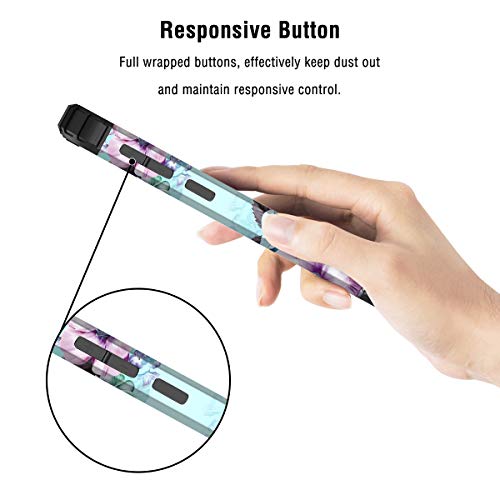 Casetego Compatible With Galaxy S9 Case,Floral Three Layer Heavy Duty Hybrid Sturdy Shockproof Full Body Protective Cover Case For Samsung Galaxy S9-Blue Flower #TOP6