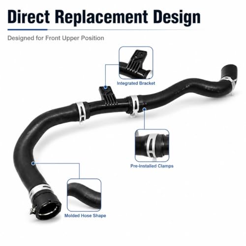 FZJDSD 1PC Upper Radiator Hose Assembly 25414D3500 Compatible with Hyundai Tucson 2.0L 1999CC L4 GAS DOHC 2016 2017 2018 2019 2020 2021, Radiator Coolant Water Hose Upper Replace 25414-D3500 by FZJDSD - Used condition - Image 7