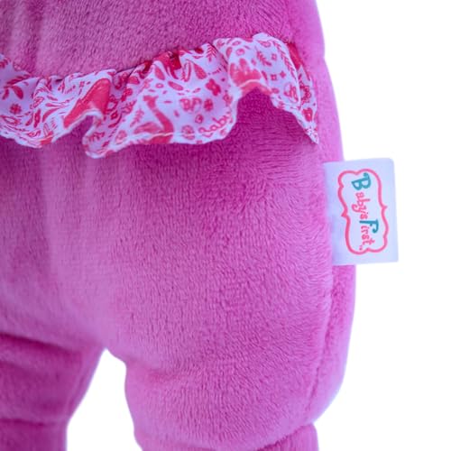 Muñeca Baby's First Love Bear en Fleece Rosa miniatura 4