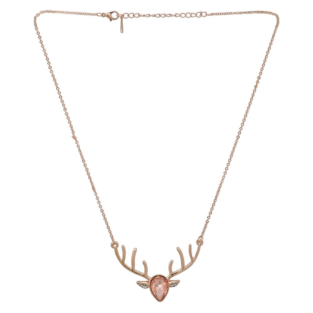 Contemporary Deer Style Pendant Chain Necklace For Boys/Men's-image-46