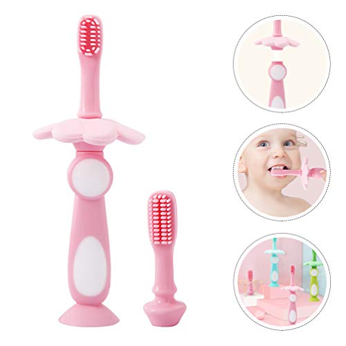 TOYANDONA Escova de dentes de silicone para bebês, escova de dentes macia, escova de dentes de trein