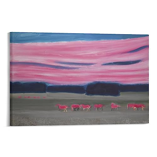 BAIKAI Andre Brasilier Vallée Du Valois Art Posters Hanging Pictures Picture Print Canvas Poster Wall Paint Art Posters Decor Modern Home Artworks Gift Idea 12x18inch(30x45cm)