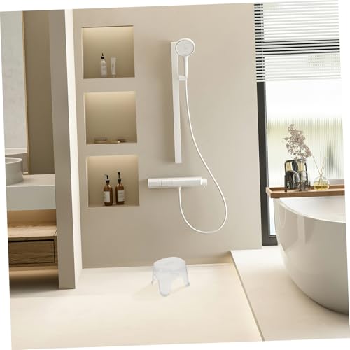 Tabouret de salle de bain transparent ERINGOGO multifonction - 7