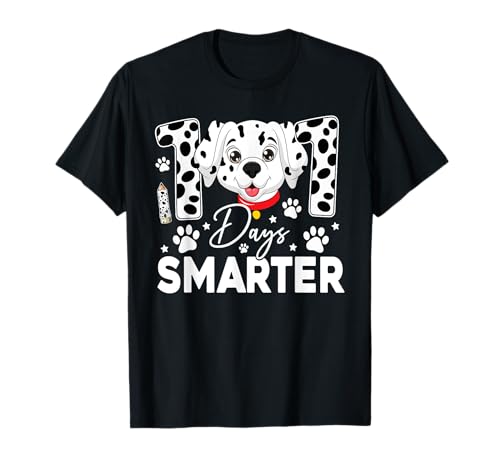 100 días más inteligente perro dálmata 100 días de escuela niños niños Camiseta