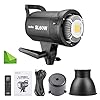 Godox SL-60W SL60W LED Video Licht Fotografie Licht 60W CRI95 5600±300K Bowens Mount, drahtlos anpassen Helligkeit, 433MHz Gruppierungssystem, für Videoaufnahme, Hochzeit mit Reinigungstuch