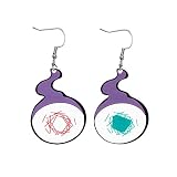 QUPENGXU Personality Acrylic Toilet Bound Kun Earrings Fashion Anime Cosplay Drop Earrings For Women