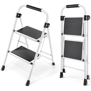 ESCALERA PLEGABLE DE 2 ESCALONES