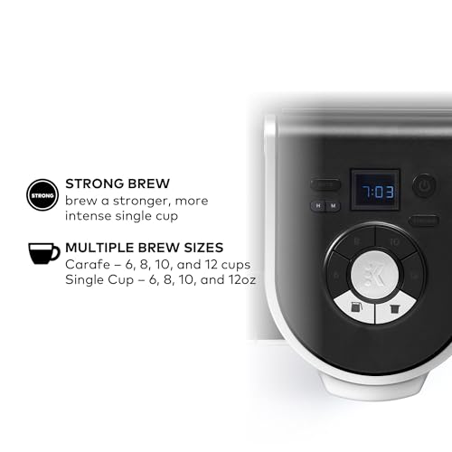 Keurig K-Duo Single Serve K-Cup Pod & Carafe Coffee Maker, with Multiple Brew Sizes, 60oz Removable Reservoir, Programmable Auto Brew Carafe, (Gen 1), Black by Keurig - Image 3