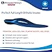 PowerStep ProTech Full Length Orthotic Insoles - Medical Grade Arch Support Inserts for Plantar Fasciitis Relief, Heel Pain, Maximum Cushioning, Memory Foam Orthotics, Made in The USA