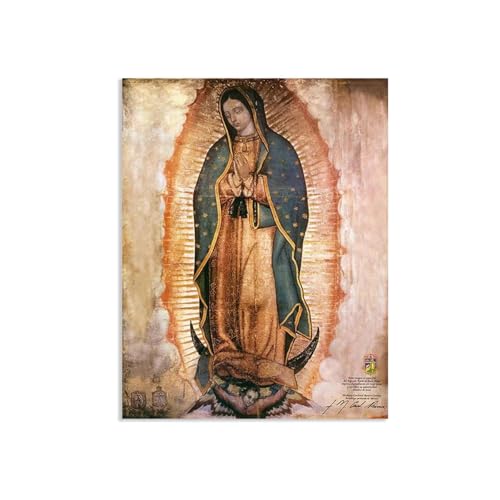 Peinture Guadalupe Lady au Mexique pour sublimer la décoration murale de votre salon