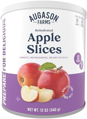 Augason Farms Dehydrated Apple Slices Can