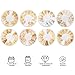 FOMIYES 8pcs Alloy Nail Art Studs Rivet Decorations Japanese Hollow Moon Design DIY Manicure Accessories for Salon and Home Nail Art Supplies Random Style