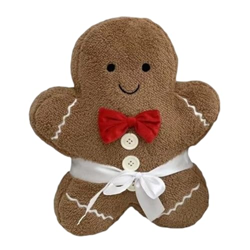 Peluche Pan Di Noël douce décoration festive et doudou pour enfants et garçons