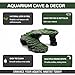 Mipukbay Reptiles Basking Platform Climbing Ramp Habitat, Turtle Habitat Reptiles Dock Resting Stone, Aquarium Ornament Rock for Lizard, Frogs, Newts