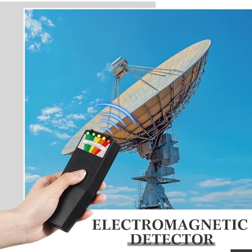 Detector de medidor EMF de 5 LED para caza de fantasmas e inspección del hogar, pack de 2 6