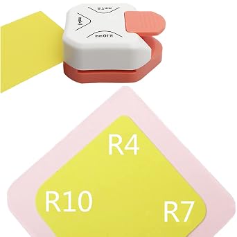 LAMXD 3 in 1 Corner Rounder Punch, Hole Punch 3Way Corner Cutter with Hole Paper Puncher and Loose Leaf Binder Ring, Laminate, DIY Crafts, Card Making and Scrapbooking Crafting Handmade