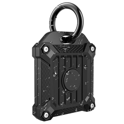 CMZZ Tile Mate 2022 2024 Tracker Cover Anti-Scratch Waterproof Case with Keychain for Carabiner Keys Bags Cat Dog Collar Holder