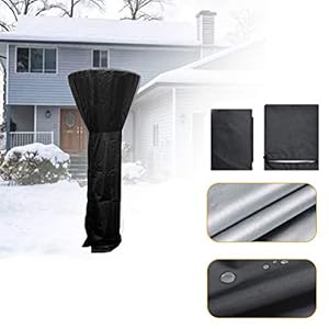 AACXRCR Oxford Stof Patio Heater Cover, Waterdichte Heavy Duty Heater Protector Met Opslag Up Meubelbeschermer Voor…