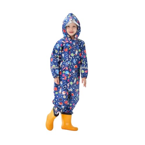 Chubasquero para niños que evita que se mojen con seguridad reflectante