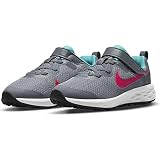 Nike Unisex dziecięce buty sportowe Dd1094-007, Smoke Grey Siren Red Washed Teal, 39 EU