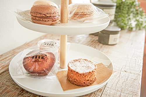 Yamazaki Dessert Stand, Alloy Steel, White, One Size