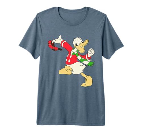 T-shirt Donald Duck Vintage Disney Premium en coton doux à motif authentique