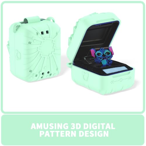Nimuw Soft Silicone Case for Bitzee Disney Interactive Toy Digital Pet, Shockproof and Protective Carrying Case for Bitzee Disney Virtual Electronic Pets with Lanyard (Mint Green) by Nimuw - Image 5