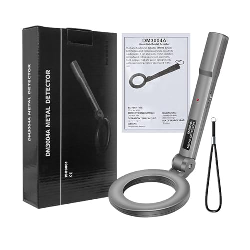 Detector de metais portátil, Detector de metais para adultos,Verificador de metal dobrável - Detecto