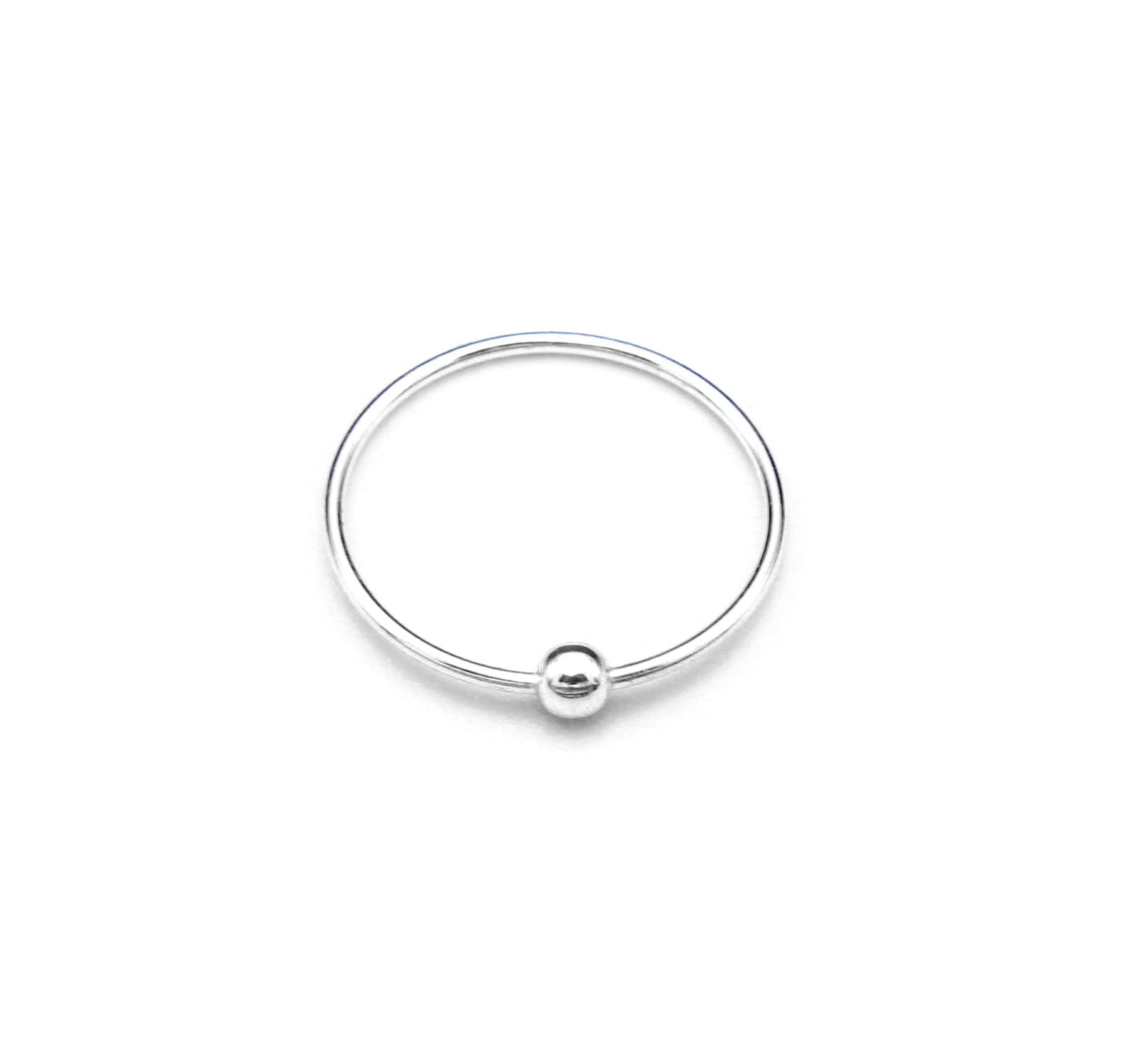 LBV 925 Sterling Silver Oxidized Circle and Single Ball in Centre Design Nose Pin with Wire for Women/Girls (B09MTMCCBY) Amazon Price History, Amazon Price Tracker