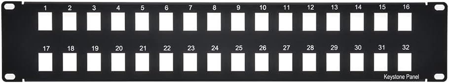 Blank Patch Panel for Keystone Jack Cat.5E, Cat.6 (48 Port)
