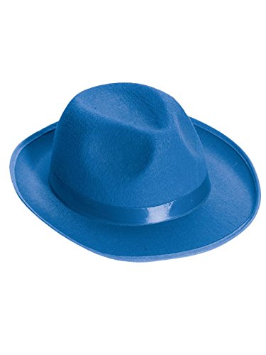 Forum Novelties Deluxe Fedora, Blue