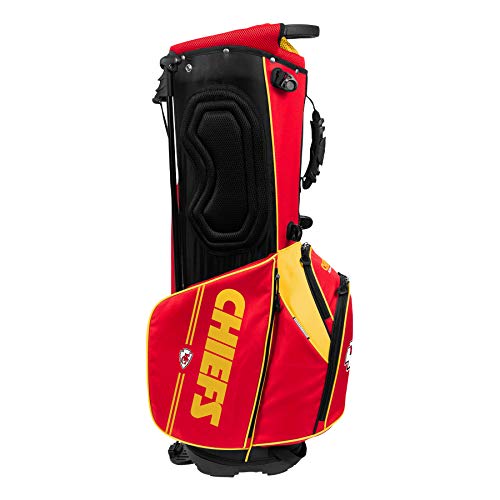 Team Effort Wincraft Kansas City Chiefs Caddie Carry Hybrid Golf Bag #TOP14