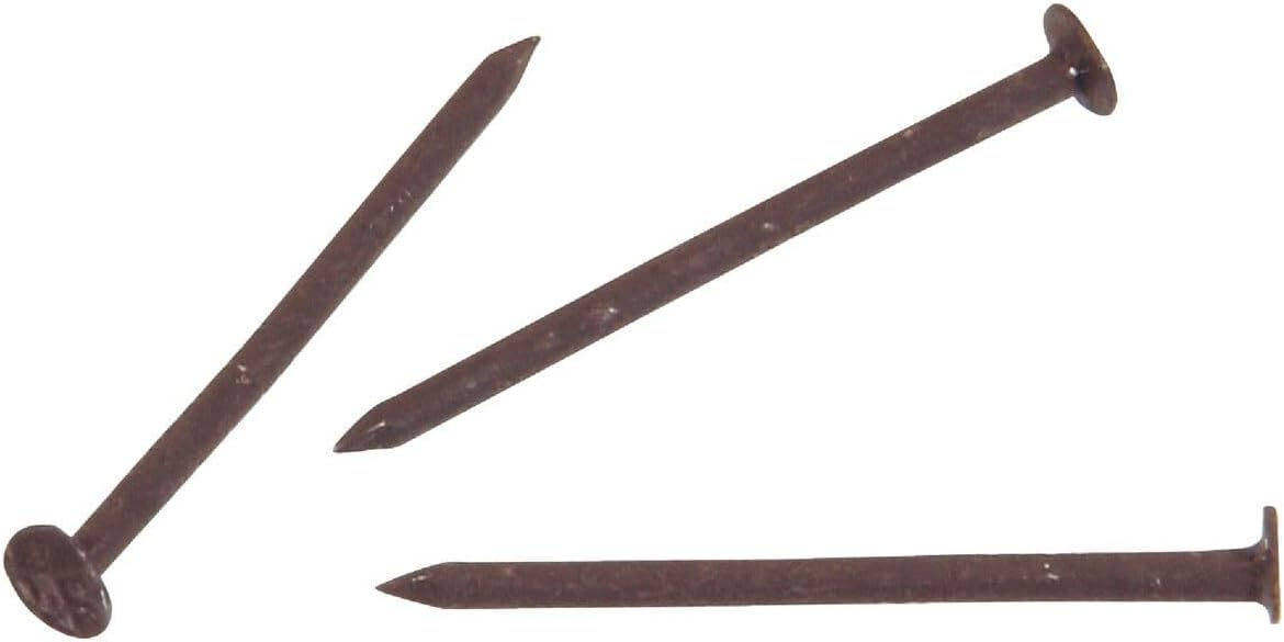 Hillman Soffit & Trim Nails 1-1/4" Stainless Steel 15 Ga Dark Brown Carded 6 Oz