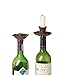 Metal Flower Candle Taper Holders & Bottle Stoppers, Rust Color 2pk by Creative Co-op