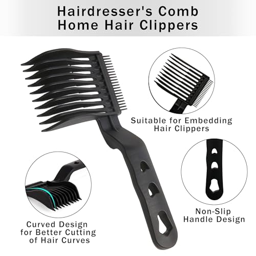 Blend Friend Fade Comb, Peine profesional para barbero gris miniatura 4