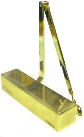 Sentinel 9016 - Medium Duty - ADA Certified - Grade 1 Hydraulic Door Closer, ADA Certified, Adjustable 1-6 Spring Tension w/Back Check - US3 - Bright Brass
