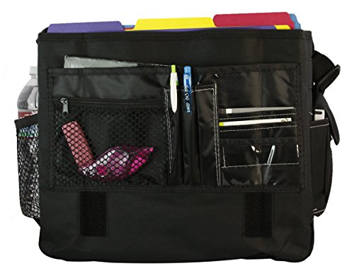Messenger Bag with Organizer attached to bag front2