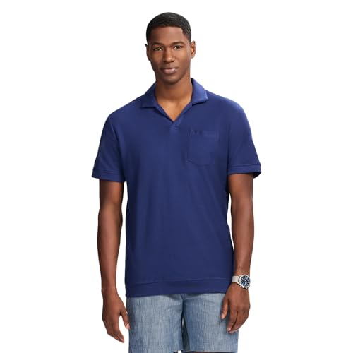 Camiseta polo texturizada para hombre Izod Saltwater, manga corta miniatura 1