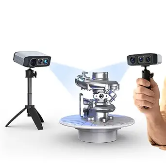 3DMakerpro Handheld 3D Scanner for 3D Printing, High Precision, Compatible with Windows/MacOS